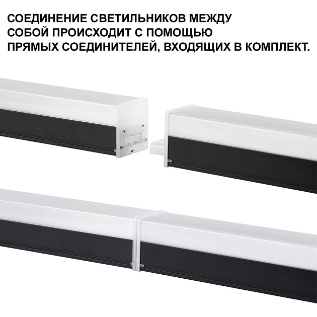 Линейный светодиодный светильник Novotech Over Bits 359112 Фото № 7