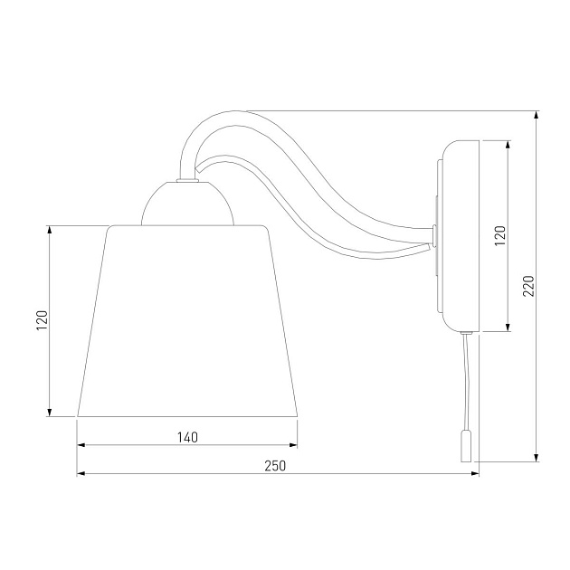 Бра Eurosvet Betty 70062/1 белый Фото № 2