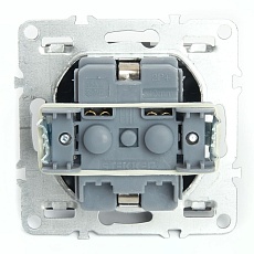 Розетка 2P+PE Stekker Эрна с крышкой черный PST16-9112-03 49156 5