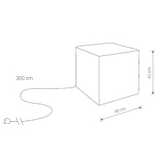 Уличный светильник Nowodvorski Cumulus Cube 8966 1