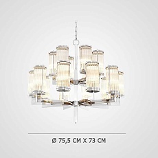 Подвесная люстра Imperium Loft Сilindery Silver D75 306856-23 4