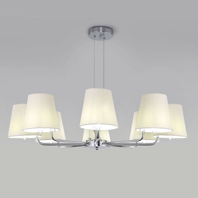 Подвесная люстра Eurosvet Amaretto 60155/8 хром изображение 1 Подвесная люстра Eurosvet Amaretto 60155/8 хром Фото № 1