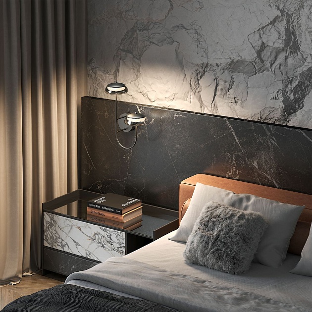 Бра Eurosvet Fungo 50388/2 LED черный Фото № 6