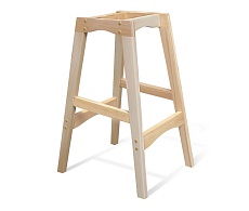 Полубарный стул Sheffilton SHT-ST35/S65-1 горчичный/прозрачный лак 5297972304 1