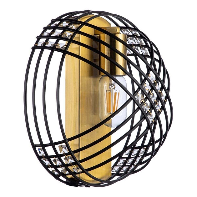 Настенный светильник Indigo Fresco 10001/1W Black V000105 Фото № 2