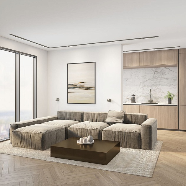 Трековый светодиодный светильник Denkirs Shine Linear DK5751-DN Фото № 4