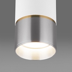 Потолочный светильник Elektrostandard DLN106 GU10 белый/серебро a047730 2