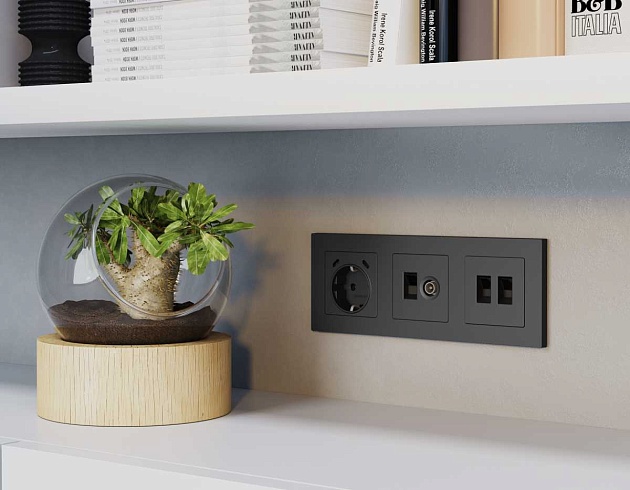 Лицевая панель AMBRELLA VOLT ALFA AP9125 Фото № 3