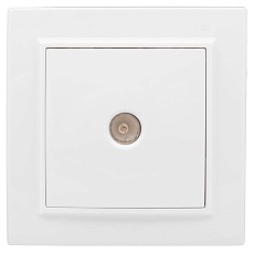 Минск Розетка TV 1-местная СП бел. 75Ом 5-862МГц EKF Basic ERA00-027-10