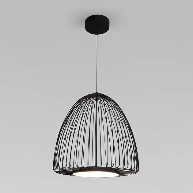 Подвесной светодиодный светильник Eurosvet Comodita 40010/1 LED черный Фото № 5