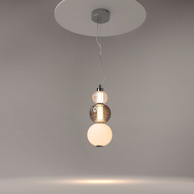 Подвесной светодиодный светильник Maytoni Collar P069PL-L16CH3K Фото № 8