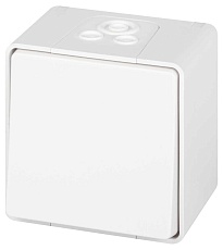 Выключатель ЭРА Эксперт 11-1501-01 IP55 10АХ-250В ОУ белый Б0063250