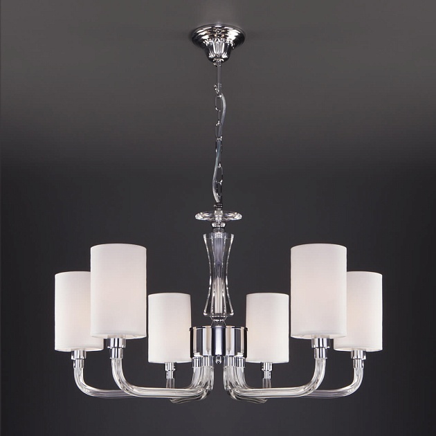 Подвесная люстра Eurosvet Catania 60120/6 хром Smart изображение 4 Подвесная люстра Eurosvet Catania 60120/6 хром Smart Фото № 4