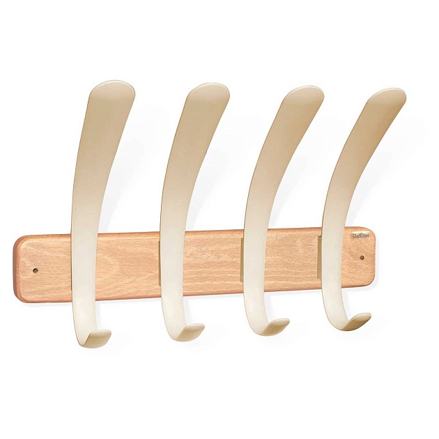 Настенная вешалка Sheffilton SHT-WH22 прозрачный лак/ваниль 4496243001 Фото № 1