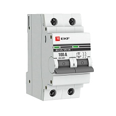 Выключатель нагрузки 2P 100А ВН-125 EKF PROxima SL125-2-100-pro