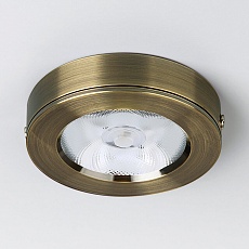 Потолочный светодиодный светильник Elektrostandard DLS030 бронза a052415 2