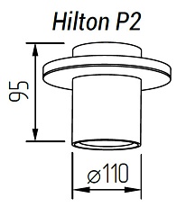 Потолочный светильник TopDecor Hilton P2 12 4