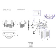 Настенный светильник Lumien Hall Tesiya LH3055/3W-CLNL 1