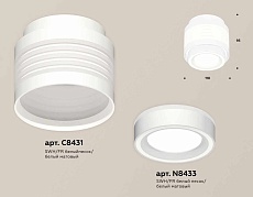 Комплект накладного светильника Ambrella light Techno Spot XS (C8431, N8433) XS8431002 2