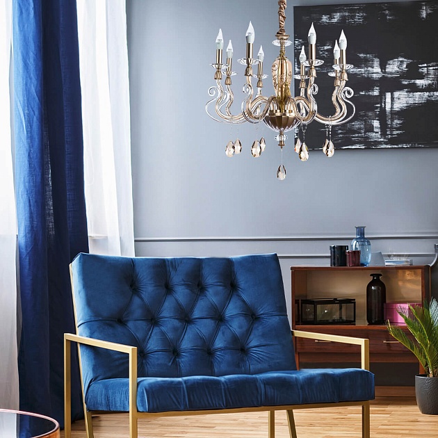 Подвесная люстра Divinare Carl 5124/07 LM-8 Фото № 6