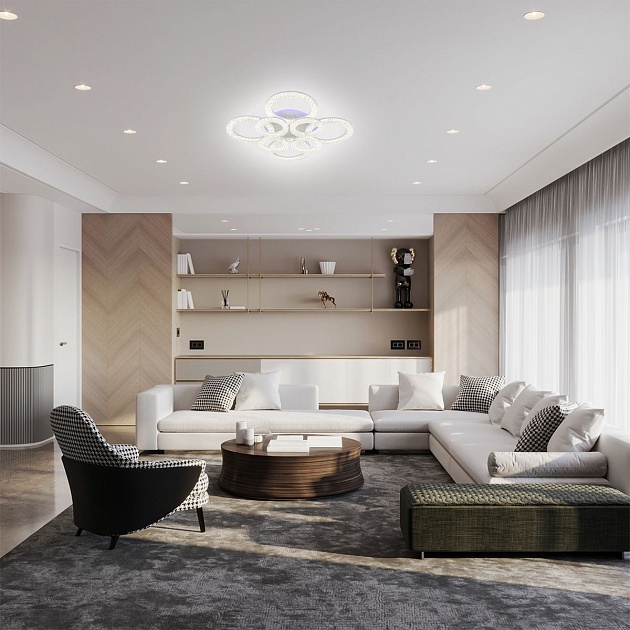 Потолочная светодиодная люстра Escada Alunit 10296/8LED BL изображение 2 Потолочная светодиодная люстра Escada Alunit 10296/8LED BL Фото № 2