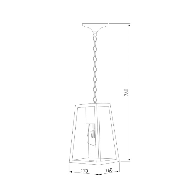 Уличный подвесной светильник Elektrostandard Germes 35152/H a058805 Фото № 4