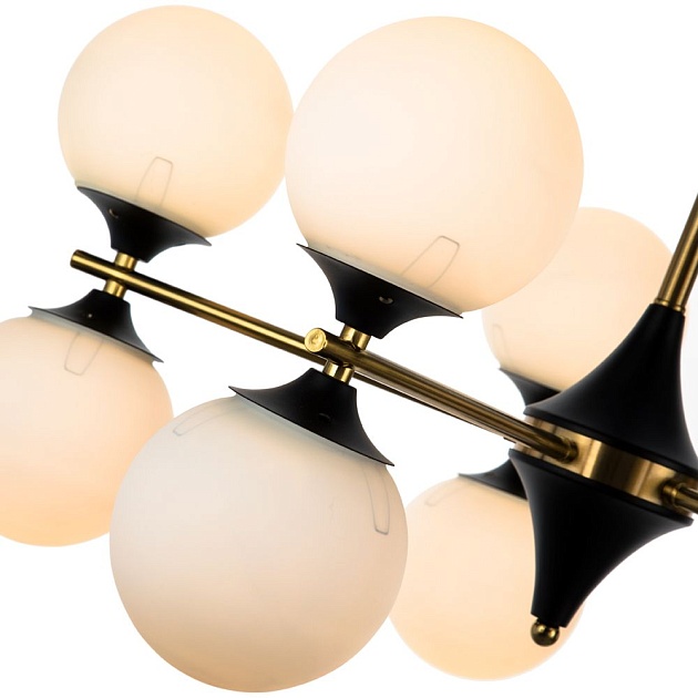 Подвесная люстра Arte Lamp Mimosa A3649PL-10PB изображение 2 Подвесная люстра Arte Lamp Mimosa A3649PL-10PB Фото № 2