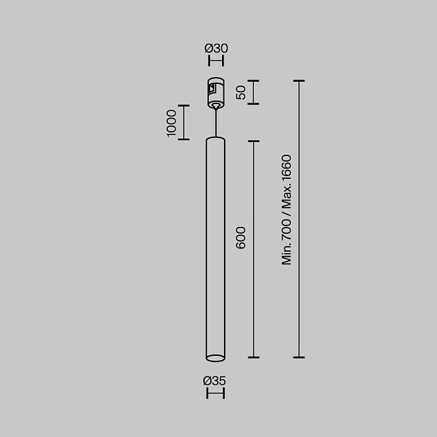 Трековый светильник Maytoni Technical TR156-1-5W4K-PT Фото № 6