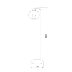 Торшер TK Lighting 5051 Cubus Graphite 1