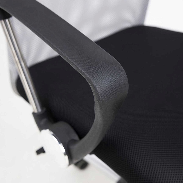Офисное кресло AksHome Gamma серый + черный, сетка + ткань 84769 изображение 5 Офисное кресло AksHome Gamma серый + черный, сетка + ткань 84769 Фото № 5