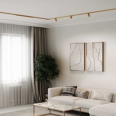 Трековый светодиодный светильник Elektrostandard Brass Line 85529/01 a069637 4