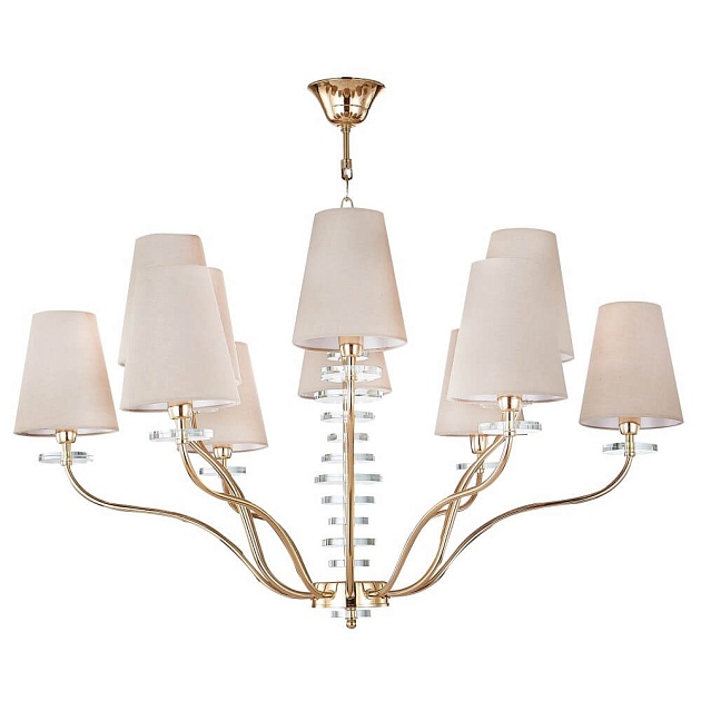 Подвесная люстра Crystal Lux ARMANDO SP6+6 GOLD Фото № 1