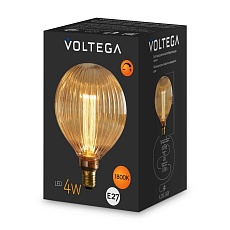 Лампа светодиодная филаментная Voltega 271 E27 4W 1800K желтая 8543 4