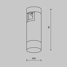 Трековый светильник Maytoni Technical TR145-1-3W3K-W-PT 5