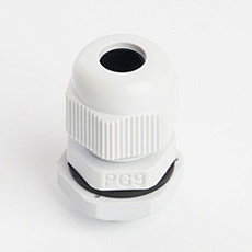 Сальник PG9 диаметр проводника 4-8 мм Stekker, IP54, серый (без мембраны) 49363