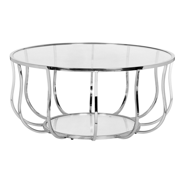 Журнальный стол Garda Decor 13RXCT4033-Silver изображение 1 Журнальный стол Garda Decor 13RXCT4033-Silver Фото № 1