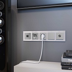 Рамка Werkel Favorit на 5 постов дымчатый W0051117 4690389160189 1