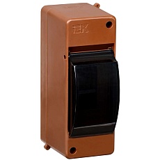 KREPTA 3 Корпус пластиковый КМПн 2/2 IP30 дуб IEK MKP42-N-02-30-20-D