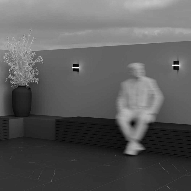 Уличный настенный светильник Maytoni Outdoor O484WL-L6GF3K Фото № 6