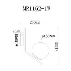 Бра MyFar Pierre MR1162-1W 1