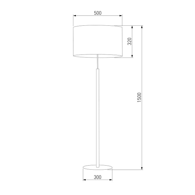 Торшер TK Lighting 5216 Deva White фото 3