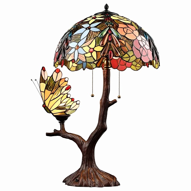 Настольная лампа VELANTE Стиль Tiffany 893-804-03 Фото № 1