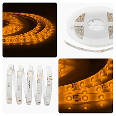 Светодиодная влагозащищенная лента Apeyron 4,8W/m 60LED/m 3528SMD желтый 5M 00-05 1