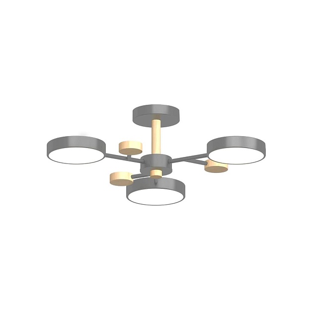 Потолочный cветильник LED4U L3203-620 GR изображение 1 Потолочный cветильник LED4U L3203-620 GR Фото № 1
