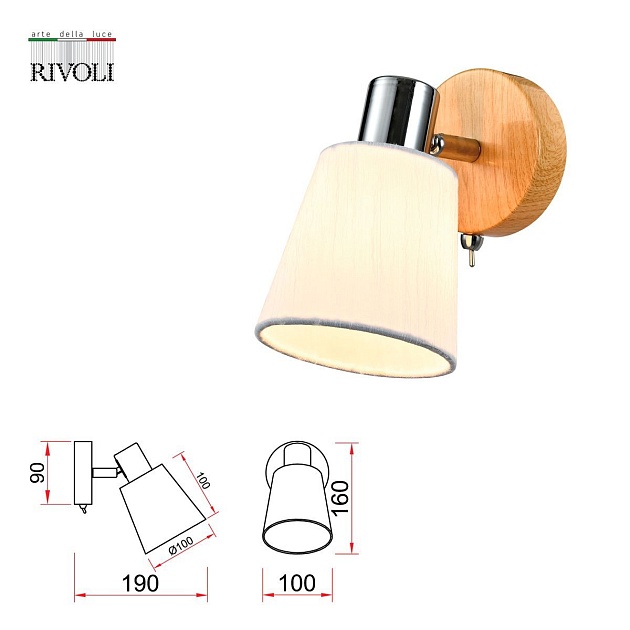 Спот Rivoli Lachrimae 7063-701 Б0055005 Фото № 4