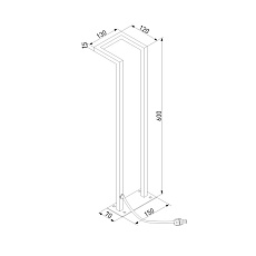 Уличный светодиодный светильник Elektrostandard 35180/S a067901 1