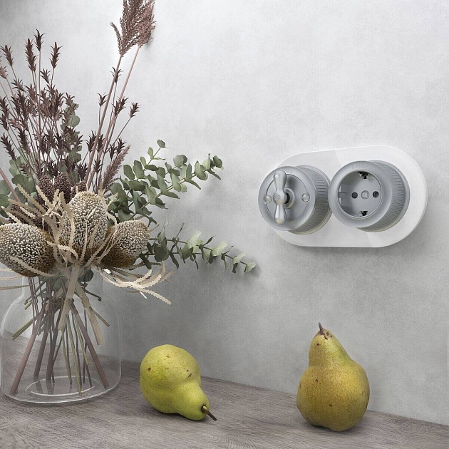 Рамка Werkel на 2 поста Favorit Runda белый W0025101 4690389166440 Фото № 2