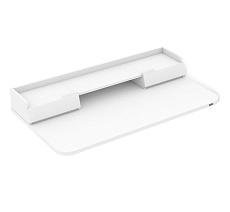 Письменный стол Sheffilton SHT-TU10/TT31 120/65 ЛДСП хром лак/белый шагрень 5302703306 5