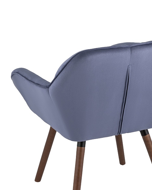 Кресло Stool Group Брайан замша синий BRUYNE HY-82 Фото № 7