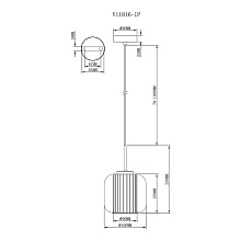 Подвесной светильник Moderli Ember V11816-1P 1